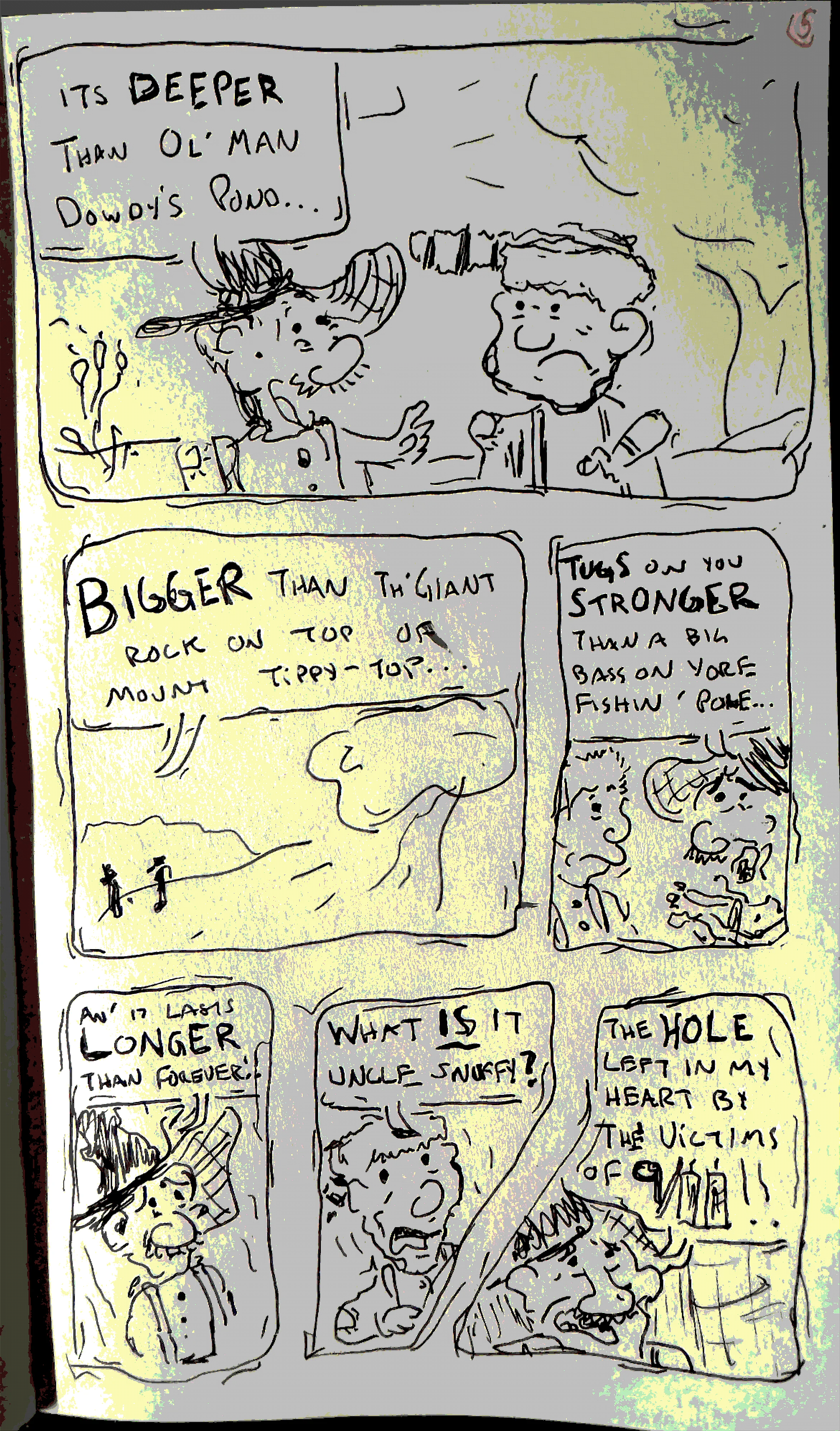 redraw of a snuffy smith comic